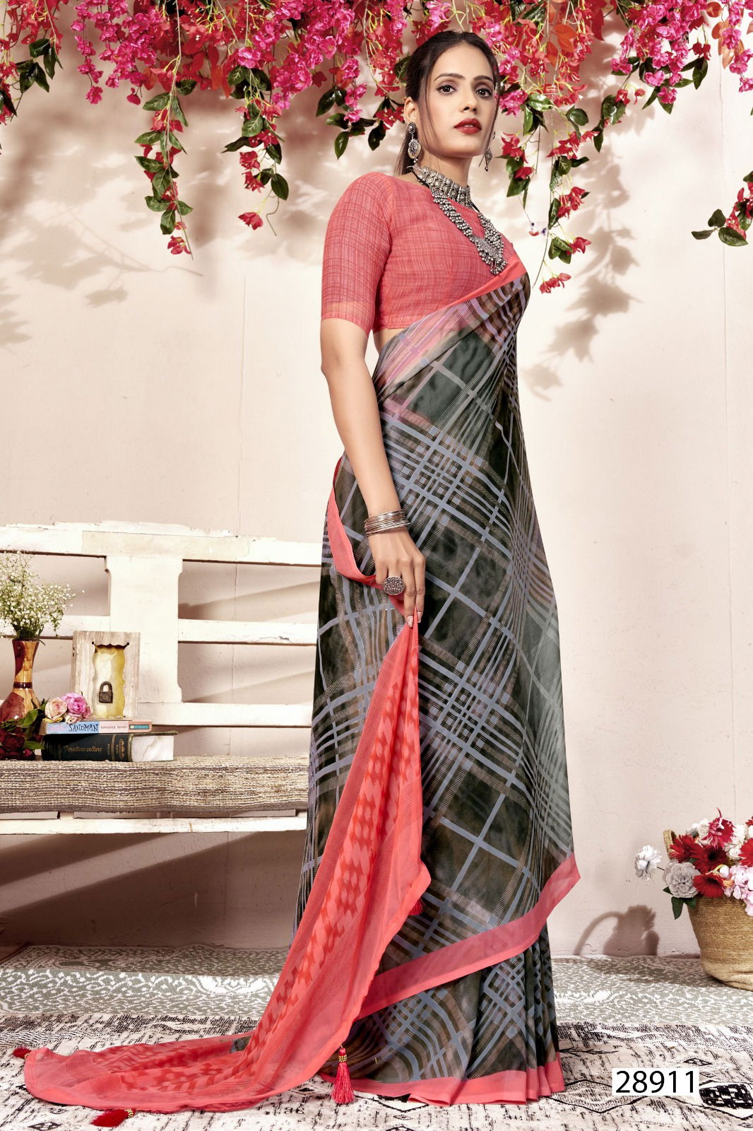 Manasvi 03 By Vallabhi Georgette Printed Daily Wear Sarees Wholesale Shop In Surat